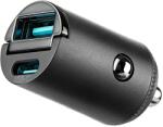 JOYROOM JR-CCN18 65 W A+C húzógyűrűs stílusú mini autós töltő fekete