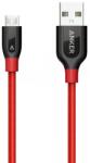 Anker USB-A - microUSB kábel Anker PowerLine+, 18W, 2.4A, 0.91m, Piros A8142G91