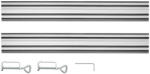 GRAPHITE Vezetősín körfűrészhez Energy+ 2 x 700 mm, csatlakozó, 2 bilincs (58G023-732)