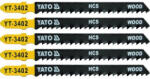 TOYA Dekopírfűrészlap T8TPI favágásra 5db/cs (tiszta vágás) (YT-3402) (YT-3402)