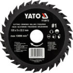 TOYA Ráspolyos vágótárcsa 125mm (YT-59172)