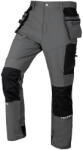 ! Html Kod> NEO Munkásnadrág, Mix&Match, 4 irányú sztreccs, 230g/m2, külső csavarzsebek, cordura erősítések, szürke-fekete, S (81-296-1-S)