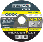 Bormann Vágókorong Thunder-Cut INOX Hosszú Kerámia Ø125x1mm 10 darab 10db (BHT2001) (BHT2001) - elefantszerszam