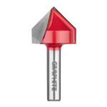 ! Html Kod> GRAPHITE Felsőmaró kés, V-horonymaró 25.4 x 25.4 mm, 8 mm (56H210)