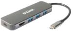 D-Link USB-C HUB/dokkoló - 3xUSB + 1xUSB-C +1xHDMI (DUB-2333)