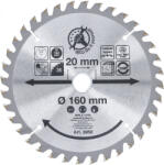 BGS technic Karbid hegyű körfűrész tárcsa, 160 x 20 x 2.4 mm, 36 fogú (BGS 3950) (3950)