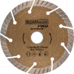 Bormann Gyémánt vágótárcsa SLANT TURBO Φ115X1, 4X22, 2mm 10mm (BHT2078) (BHT2078) - elefantszerszam