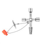 NEO TOOLS Univerzális épületgépészeti kulcs, fűtés, szaniter, klíma, szellőzés, elektro, gáz, víz (01-402) (01-402)