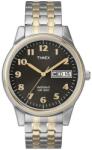 Timex Charles Two-Tone férfi karóra, nemesacél, fekete számlap, 35 mm