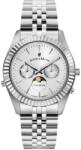 JACQUES DU MANOIR Inspiration Moonphase ezüst férfi karóra JWG01603 (JWG01603)