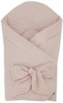 Eko Muszlin pólya megerősítés nélkül Powder pink 75x75 cm - pepita