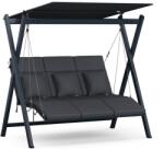 Blumfeldt FlexiSwing, hollywoodi hinta, 3 üléses, állítható háttámla, napellenző, időjárásálló (GDI17-FlexiSwing 3) (GDI17-FlexiSwing 3)