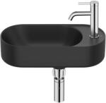 Roca Meridian lavoar 50x27.5 cm ovale clasică negru mat A327740080 (A327740080)