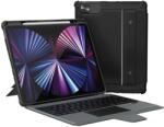 Nillkin Bumper Combo billentyűzetes tok (Backlit Version) iPad Pro 12.9 (2020/2021/2022) és iPad Air 13 (2024/2025) készülékhez fekete - coolmobile
