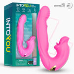 INTOYOU - Bimby okosvibrátor mozgó szárrésszel, szájas csiklóizgatóval (pink, APP-os) - szeresdmagad