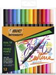 BIC Bic, Intensity Dual Tip, marker dublu cu etui, 12 buc