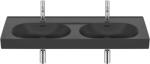 Roca Meridian lavoar 120x46 cm ovale clasică-mobilier negru mat A327747080 (A327747080)