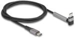 Delock Cablu USB 2.0 USB Type-C pentru dispozitive de la tată la tată cu funcție de picioare curbate PD 3.0 60 W 1, 5 m