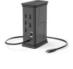 Hama USB-C 3.1 9 az 1-ben dokkolóállomás (HDMI, LAN, USB-A, USB-C, PD, JACK) (200150)