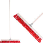 Strend Pro Útseprű, Strend Pro InDust, 60 cm, nyéllel, kültéri burkolathoz, felületkímélő, járdához, térkőhöz (TC253232)