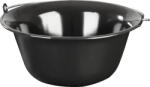 MagicHome Bogrács, MagicHome, 12 l, 39, 8 × 18 cm, fekete, zománcozott acél, gulyáshoz, nyílt tűzre akasztható, fedő nélkül (TC802607)