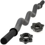 MAXXIVA® Súlyzórúd fekete 130 cm csillagzárral (ZFF38387)