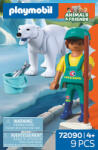 Playmobil Urs Polar și Îngrijitor Figurina