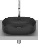 Roca Meridian mosdótál 46x36.5 cm ovális mosdótálak fekete matt A327748080 (A327748080)