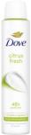 Dove Citrus Fresh izzadásgátló spray, 200ml