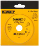 DEWALT Gyémánt vágókorong csempéhez vizes/száraz 110 x 20 x 1, 6 x 8, 0 mm folytonos (DT3714-QZ)