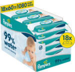 Pampers Aqua nedves törlőkendő 18x60 db