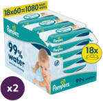 Pampers Aqua nedves törlőkendő 2x18x60 db