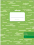 Nebulo Nebulo: Sima spirál füzet A/5 (SF-ECO-A5-SI) - jatekshop