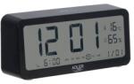 Adler Elemekkel ellátott ébresztőóra, fekete (AD_1195B)
