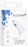 Blue Star autós töltő 3A iPhone 5/6/7/8/X Lightning kábellel Fehér