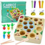 LEAN Toys Drewniana Játék: Sörétes Halász Játék (12660)