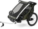 THULE Chariot Lite double kétüléses multisport utánfutó - Vintage green (10203024)