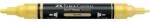 Faber-Castell Akril marker Faber-Castell Multimark 102 kétvégű 1-1, 2/2-3mm vanília (185902)