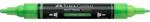 Faber-Castell Akril marker Faber-Castell Multimark 257 kétvégű 1-1, 2/2-3mm neon zöld (185957)