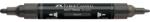 Faber-Castell Akril marker Faber-Castell Multimark 199 kétvégű 1-1, 2/2-3mm fekete (185999)