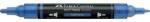 Faber-Castell Akril marker Faber-Castell Multimark 140 kétvégű 1-1, 2/2-3mm világoskék (185940)