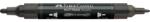 Faber-Castell Akril marker Faber-Castell Multimark 299 kétvégű 1-1, 2/2-3mm fényes fekete (185998)