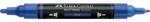 Faber-Castell Akril marker Faber-Castell Multimark 120 kétvégű 1-1, 2/2-3mm kék (185921)