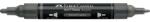 Faber-Castell Akril marker Faber-Castell Multimark 181 kétvégű 1-1, 2/2-3mm payne szürke (185981)