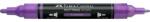Faber-Castell Akril marker Faber-Castell Multimark 136 kétvégű 1-1, 2/2-3mm levendula (185936)