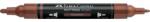 Faber-Castell Akril marker Faber-Castell Multimark 378 kétvégű 1-1, 2/2-3mm gesztenyebarna (FC185979)
