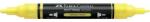 Faber-Castell Akril marker Faber-Castell Multimark 256 kétvégű 1-1, 2/2-3mm neon sárga (185956)