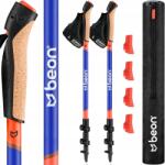 Beon Nordic Walking Botok Összecsukható Botok Állítható Járás Teleszkópos Beon (Kije nordic walking składane NX4 Blue)