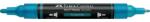 Faber-Castell Akril marker Faber-Castell Multimark 313 kétvégű 1-1, 2/2-3mm türkiz (FC185913)