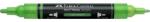 Faber-Castell Akril marker Faber-Castell Multimark 112 kétvégű 1-1, 2/2-3mm levélzöld (185912)